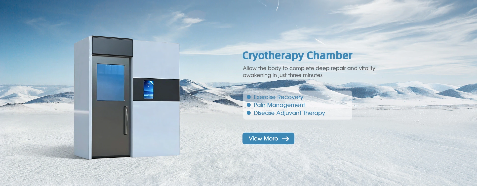 Fabrik für Kryotherapiekammern in China